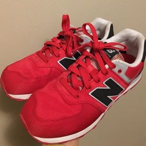 New balance 574 red sneakers